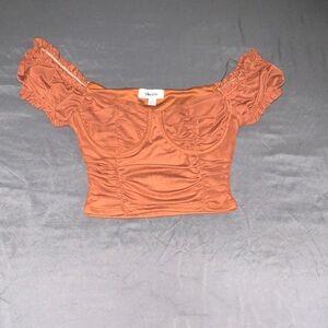 Orange Women's Crop Top